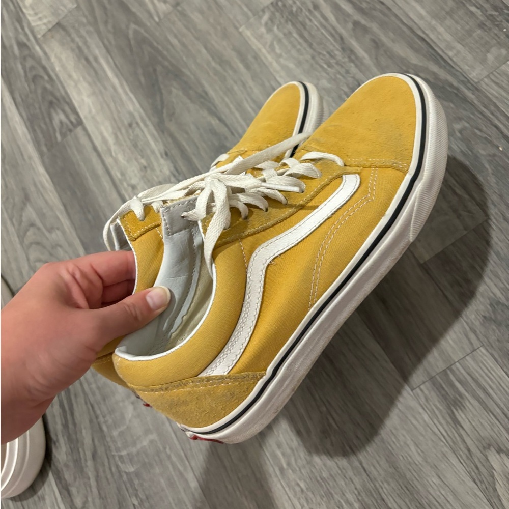 Women’s size 7.5 mustard yellow Vans